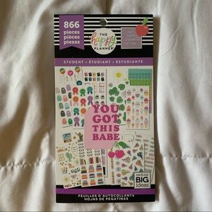 The Happy Planner Student Sticker Book
